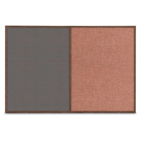 United Visual Products Slim Style Indoor Enclosed Radius Corkbo UVRDS23SB-BRONZE-PUMICE